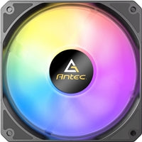 Antec P12R ARGB Reverse 120mm PWM Fan - Hydraulic Bearing, Black Antec P12R ARGB Reverse 120mm PWM Fan - Hydraulic Bearing, Black
